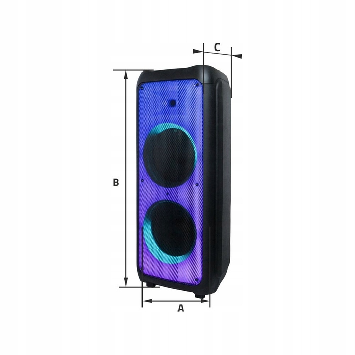 Портативна караоке-система Bluetooth Power Audio Manta KRIOS 350W Superbass