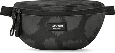 Поясна сумка LARKSON для жінок та чоловіків, м'ятного кольору, модель Finn - для спорту, активного відпочинку, міста, фестивалів. Стильна сумка через плече з водонепроникним покриттям (сірий леопардовий)