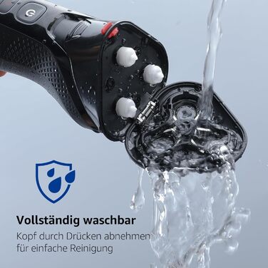 Електричний чоловічий гоління FitSan Rotationsrasierer - IPX7, з тримером, LED-дисплей