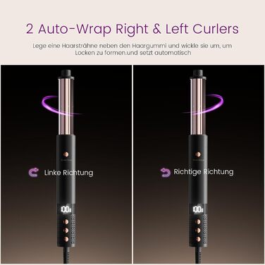 Airstyler 6-в-1: Фен-щітка, локони, об'єм, випрямлення, сушка волосся (Rose Gold)