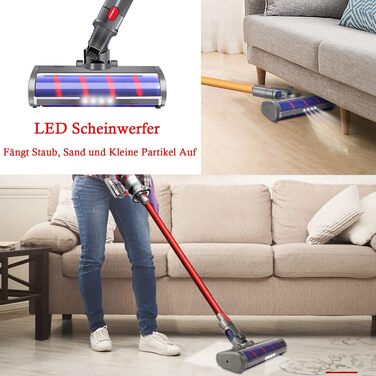 Електрична насадка для миття підлоги Dyson V11, V10, V8, V7, V15 - з баком та 6 змінними серветками