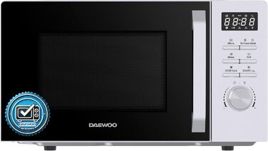 Мікрохвильова піч Daewoo MD-FC206SB 20L, 700W, з грилем, срібна