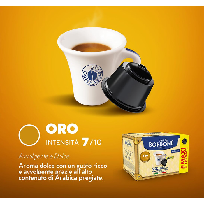 Кава Caffè Borbone Gold сумісна з Nescafé Dolce Gusto, капсули, 90 шт
