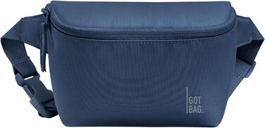 GOT BAG Поясна сумка Hip Bag 2.0 з переробленого пластику Ocean Impact | Водовідштовхуюча поясна сумка | Стильна сумка через плече з регульованим ремінцем, Ocean Blue