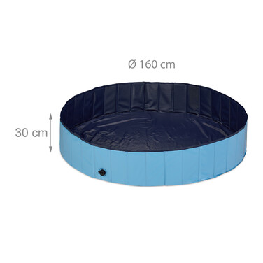 Relaxdays Dog Pool 160x30 cm