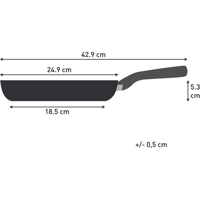 Сковорода Tefal Recycled On 24 см з антипригарним покриттям, індукційна, чорна
