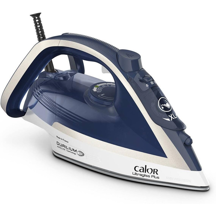 Праска Calor Ultragliss Plus FV6812C0: потужність 2800 Вт, 50 г/хв (пар), 260 г/хв (парний удар), 100% активна підошва, стійка до подряпин, вертикальне прасування
