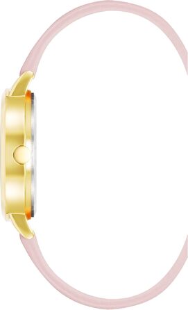 Жіночий наручний годинник Nine West зі шкіряним ремінцем, світло-рожевий з золотом