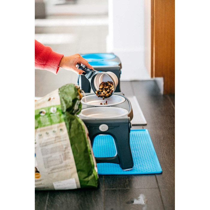 Шукач корму Dexas KlipScoop PW670432429: складаний, для собак, сірий, 2 чашки