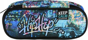 Молодіжний шкільний рюкзак StarPak з кількома відділеннями, принт Hip Hop Graffiti