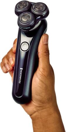 Електричний чоловічий бритва Remington X5 з гібридною системою SynX та тримером, Rotationsrasierer XR1755, чорний