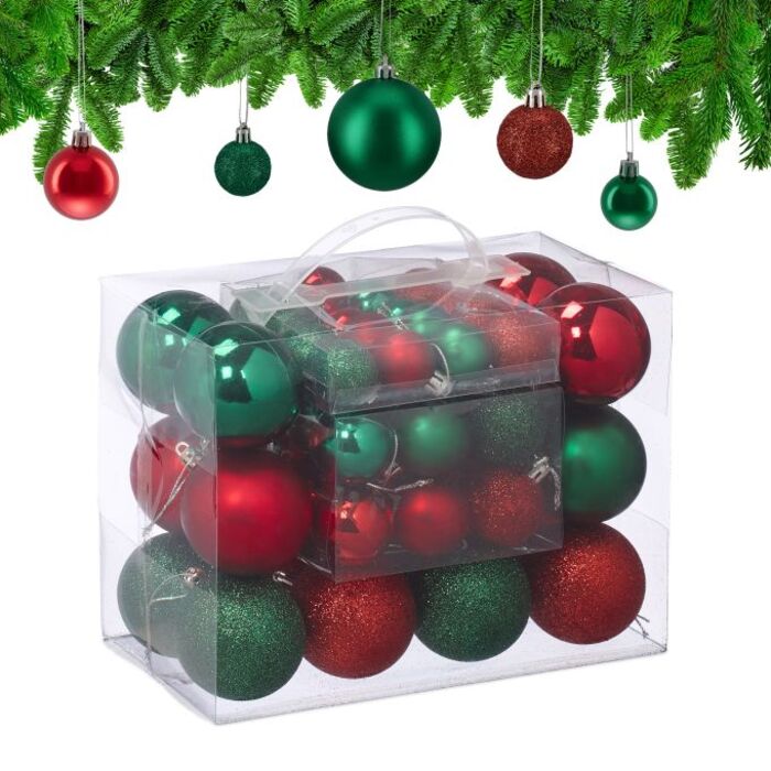 Relaxdays Christmas Ornament Set