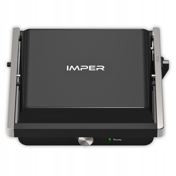 Електричний гриль-тостер для паніні та сендвічів, розкладний, великий, 2000 Вт