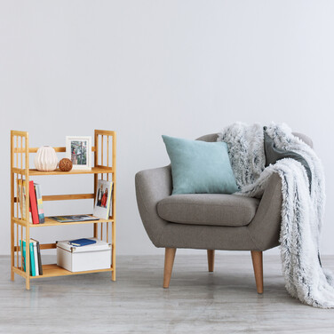 Relaxdays Bamboo Shelf