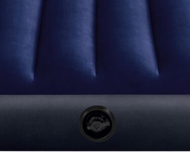 Надувний матрац Intex Classic Downy Blue Dura-Beam Twin, 191 x 99 x 25 см