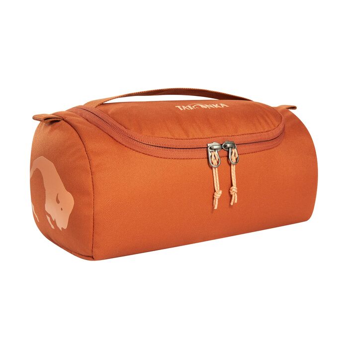 Дорожня косметичка Tatonka Care Barrel з дзеркалом та відділеннями, Red Earth, 3 л (26 x 14 x 14 см)