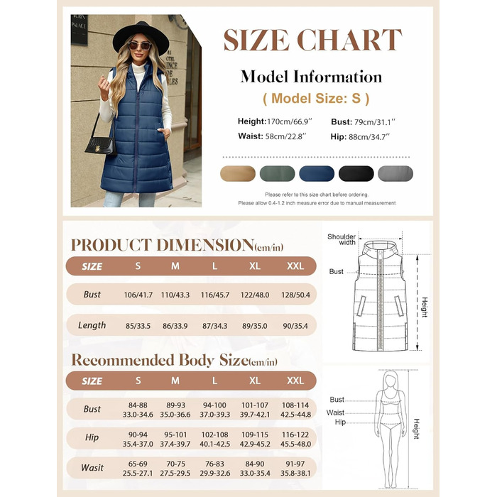 Легка степкова жилетка CTOP з капюшоном для туризму та відпочинку (М, темно-синій)