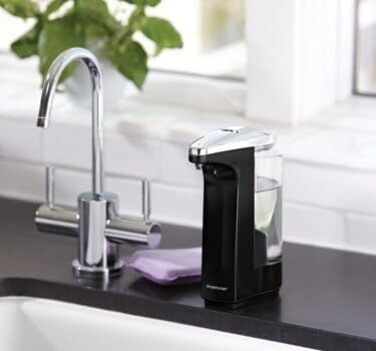 Simplehuman Sensor Soap Dispenser - Automatic Touchless Soap Dispenser, White - 237ml Capacity