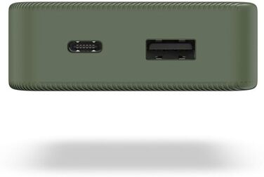Powerbank Hama Colour 10 10000mAh: зелений, USB-C, USB-A, LED дисплей, портативний зарядний пристрій