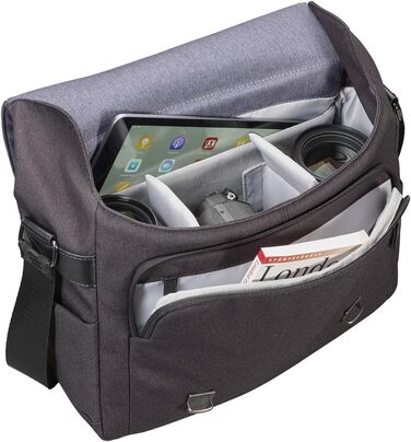 Сумка Cullmann Bristol Maxima 333+ для камери в стилі Messenger, з відділом для планшета, блакитна, 300x210x100 мм
