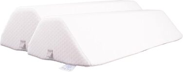 Peze® Multifunctional Support Pillow & Side Sleeper Pillow Set for Adults with Cover - Positioning Pillow & Positioning Aid for Care - Reading Pillow, Knee Pillow, Back Support Pillow 60x30x12