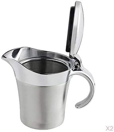 Tenlacum Sauce Pot, Thermo-Sauce, Serving Pitcher, Kitchen Utensils, Spout (2 pieces)