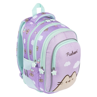 Шкільний багатофункціональний рюкзак Pusheen St. Majewski, фіолетовий, 22 л