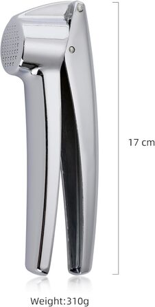 Преміум-прес для часнику EliteHoff з нержавіючої сталі, часникорізка, міцний та практичний кухонний аксесуар, стійкий до миття в посудомийній машині