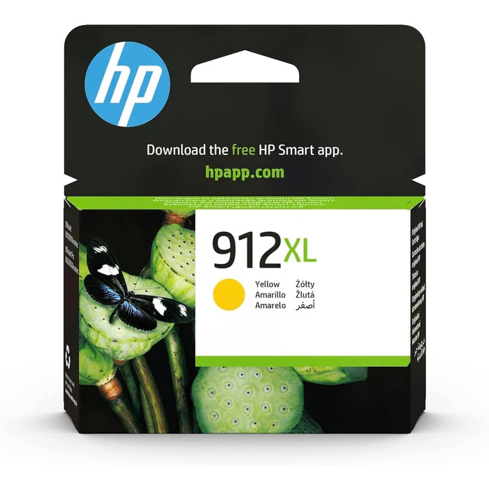 Оригінальний картридж HP 912XL жовтий (Yellow) підвищеної ємності для принтера