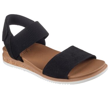 Сандалі жіночі Skechers Desert Kiss чорні, розмір 38.5 EU - Стильні повсякденні босоніжки