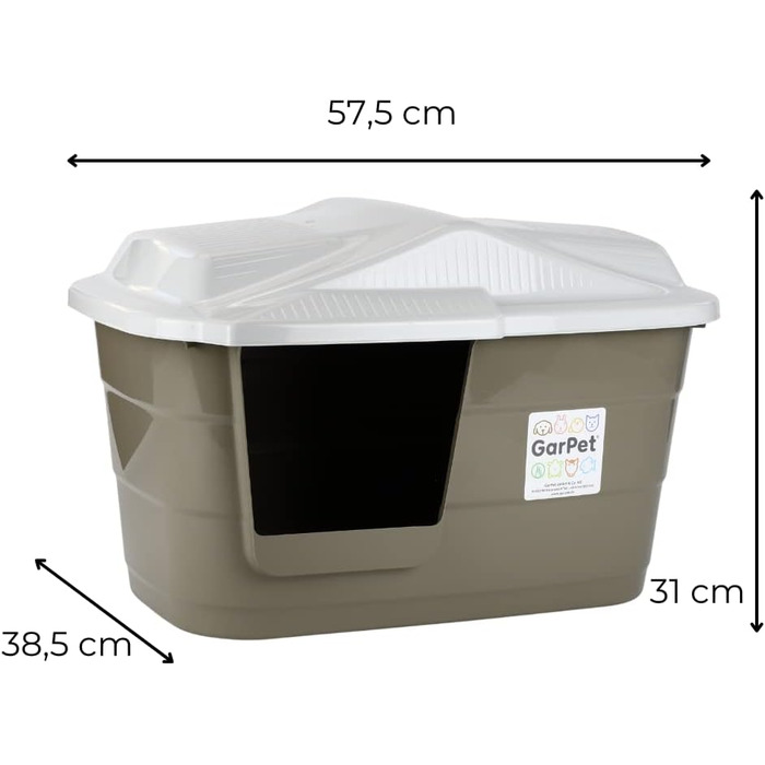 Кітниця/Будка для собак Outdoor/Indoor, вологостійкий пластик, для дому та вулиці