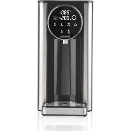 Heinrich's hot water dispenser: hot water at the touch of a button between 40°-100°C, water volume selectable from 100ml-400ml, suitable for baby food, incl. cleaning function + filter, touch display, 2.7