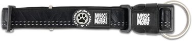Нашийник для собак Max & Molly з інтелектуальним ID-брелоком Gotcha! Matrix 2.0, чорний, розмір M, з підкладкою та світловідбиваючими елементами