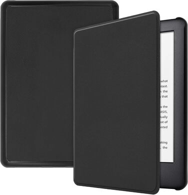 Чохол для Amazon Kindle 2019 (10 покоління) 6 дюймів Lobwerk: Slim Case з авто-сном та функцією підставки (Чорний)