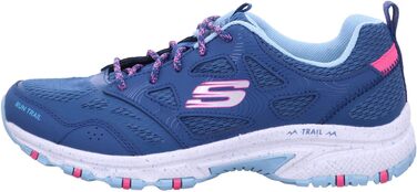Кросівки Skechers блакитні з сіткою та рожевим кантом, 36 EU