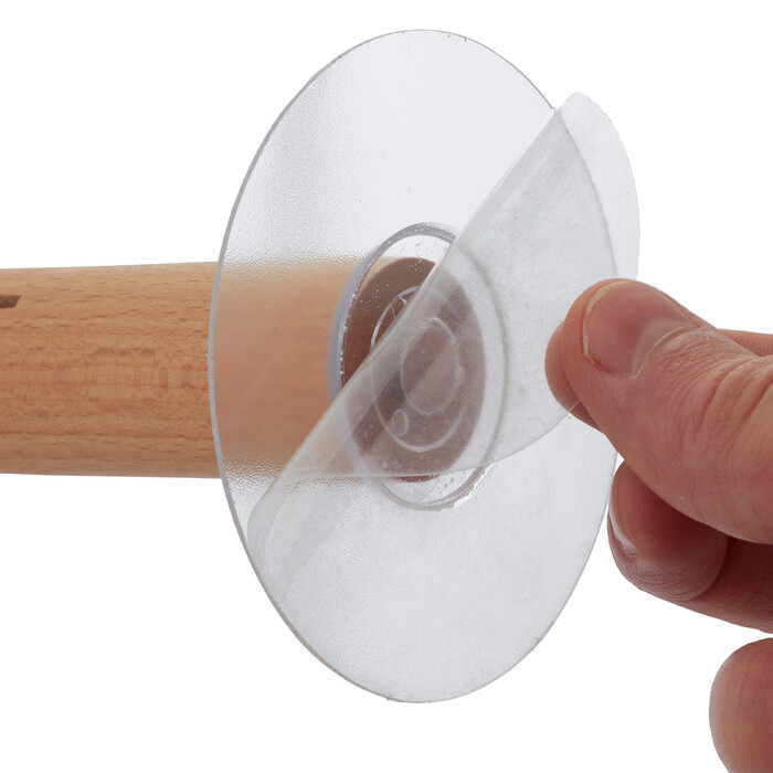 Relaxdays Toilet Paper Holder Wood with Ribbon