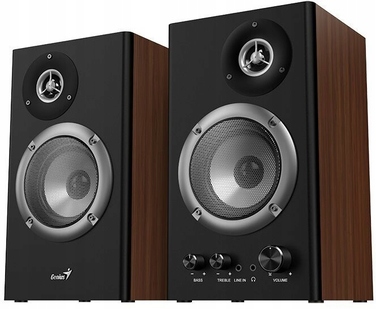 Акустична система GENIUS SP-HF1200B, 2.0, 36 Вт, дерев'яний корпус