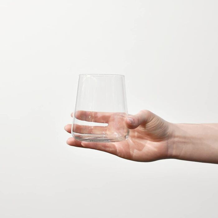 Склянки KROSNO для води, соку та напоїв 430 мл (6 шт.) Avant-Garde – для дому, ресторанів, вечірок, можна мити в посудомийній машині