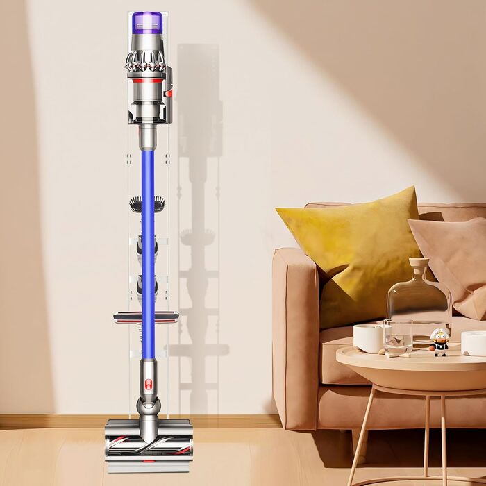 Підставка для пилососа OUTBROS, сумісна з Dyson Gen5 V15s V15 V12 Slim V11 V10 V8 V7 V6, аксесуари, органайзер (біла)