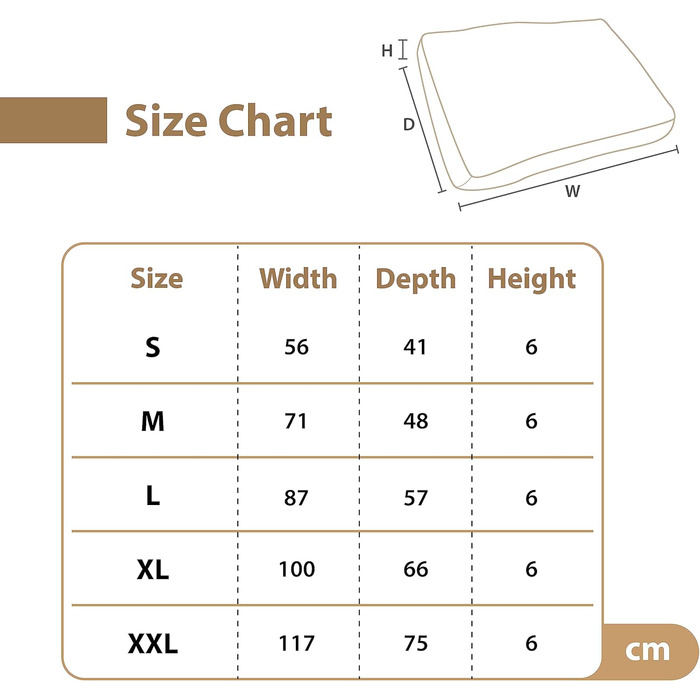 Ортопедичне ліжко для собак Ellie-Bo з Memory Foam, чорне, вологостійке, для клітки 76 см, розмір M - [71 x 48 x 6 см]