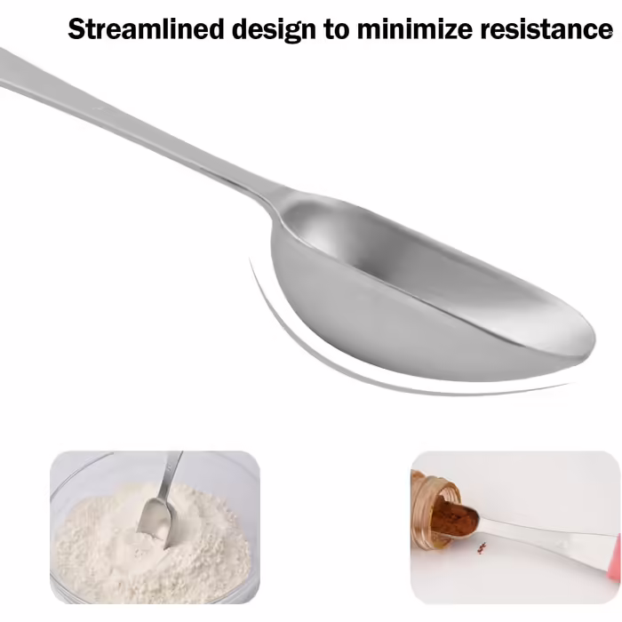 EDELIN Magnetic Measuring Cup and Spoon Set, Stainless Steel, 7 Cups and 6 Spoons with 1 Leveler, 18/8 304 Stainless Steel (Multicolor, 14 Sets)