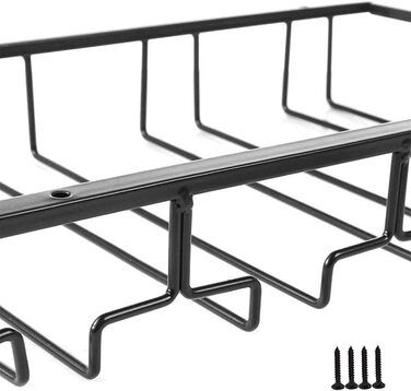 Тримач для келихів вина DDGG (2 шт.) - Настінна підставка для келихів, барна полиця, для дому, ресторану