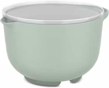 Mepal - Mixing Bowl with Lid Chef it - Non-Slip Base - Microwave and Dishwasher Safe - Bowl - Material resistant up to 110°C - 3000 ml - (Nordic Sage, Mixing Bowl with Lid 1500 ml)