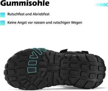 Sandalen Mishansha жіночі літні трекінгові чорні, розмір 41 EU (36-42)