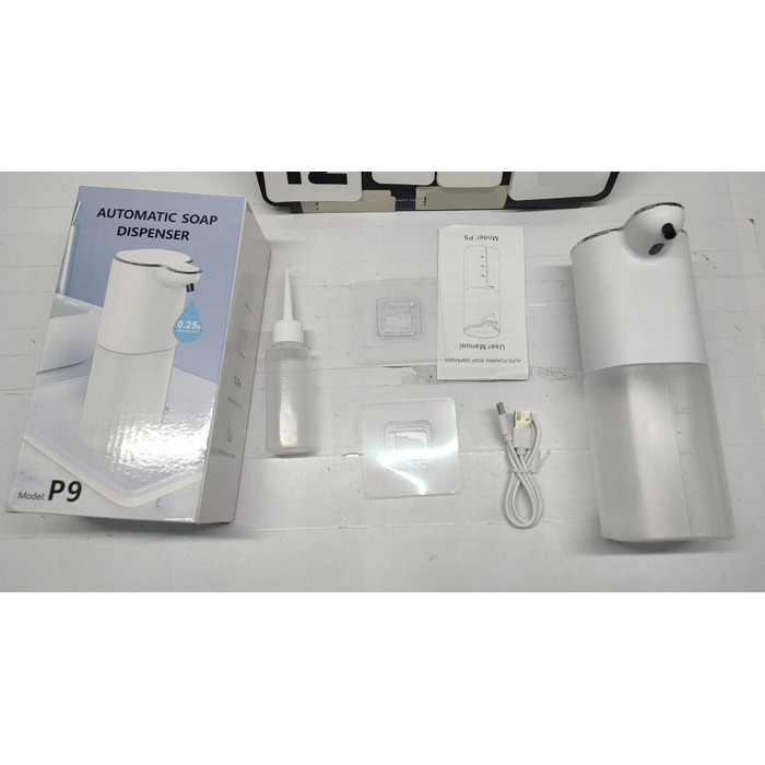 Автоматичний безконтактний дозатор для мила (настільний/настінний), 400 мл, USB