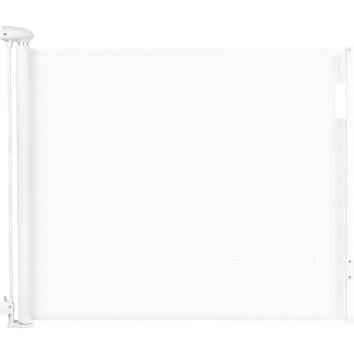 Захисне ворота для дитячих воріт, розтяжне, 0-140 см. Захист від падіння сходами для дітей, котів та собак. Підходить для сходів, дверей, внутрішнього та зовнішнього використання (білий, 86х180 см)