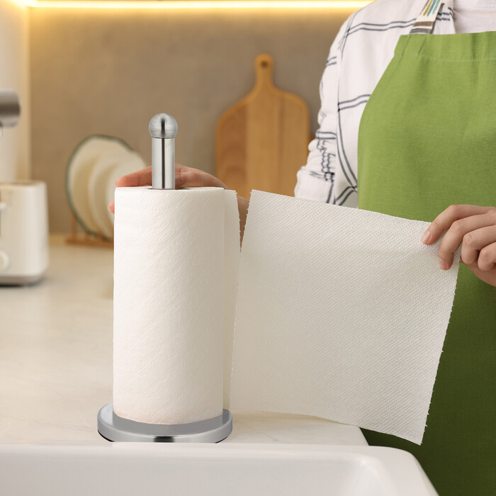 Relaxdays Standing Kitchen Roll Holder