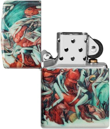 Запальничка Zippo 540 Color із малюнком Marija Tiurina, зелена, універсальний розмір
