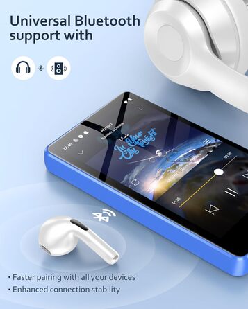 MP3 плеєр AGXOV з Bluetooth та WiFi, Android 4.02