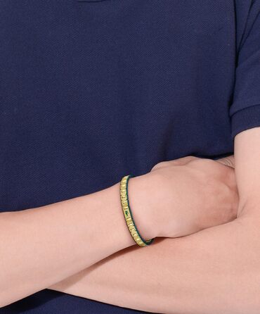 Браслет Lacoste METROPOLE EDGE чоловічий, з нержавіючої сталі (золотий)